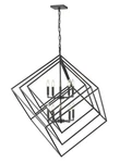 Euclid 10-light Chandelier In Matte Black. Fixed Price $846.00.