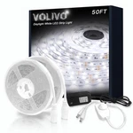 Volivo White Led Strip Lights, 50ft Dimmable 24v Lights White,. Fixed Price $23.44.