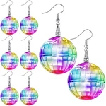 Henoyso 4 Pairs Light Up Disco Ball Earrings Led 60s 70s Earri.... Fixed Price $22.87.