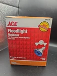 Ace Floodlight Outdoor 100 Watts 3992138 1 Bulb Medium Base, Blue. Fixed Price $18.00.