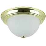 Diodesy 13" Dome Ceiling Fixture Polished Brass Finish Frosted Glass. Fixed Price $42.44.