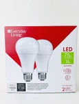 2 Everyday Living Led 14w (75w Rep) General Purpose A21 Light Bulbs Soft White. Fixed Price $12.88.