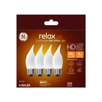 (4 Bulbs) Ge 48263 Relax Led Cam Chandelier Decorative Bulbs, Bent Tip, Medium. Fixed Price $18.77.