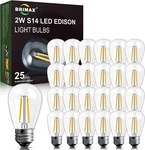 E26 Led Replacement Light Bulbs 2w S14 Clear Globe Edison Bulb 2700k Warm White. Fixed Price $17.99.