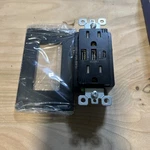 Elegrp Black 3-port Usb C Wall Outlet 15 Amp Tamper-resistant -new. Fixed Price $9.99.