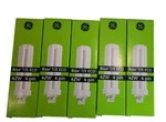 Pack Of 5 Ge Compact Fluorescent Light Bulb 42w 4 Pin Biax T/e Eco Bulbs. Fixed Price $28.43.