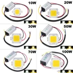 Led Driver + Cob Chip 100w 50w 30w 20w 10w Power Supply Transformer Bulb Lights. Fixed Price $18.93.