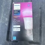 Philips Hue A19 Bluetooth Smart Led Bulb 60w - White And Color Ambiance (548487). Fixed Price $24.95.