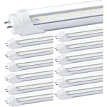12pack T8 4ft Led Light Bulbs Tube 24w 5000k Daylight 3200lm 4 Foot Fluorescent. Fixed Price $126.08.