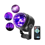 Litake Uv Black Light For Glow Party, 6w Led Disco Ball Strobe Lights Dar.... Fixed Price $23.39.