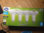 4x Pack Great Value Br30 Led Light Bulb 9w 65 Watt Soft White Reflector New. Fixed Price $12.95.