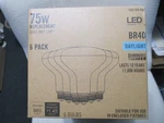 6 Pack Br40 Daylight Dimmable 75w Led Bulbs (1005956855) 985 Lumens New. Fixed Price $25.19.