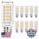 Cxyemt E12 Led Bulb 4w Equivalent 40 Watt, 4000k Natural White T4 Base Cande. Fixed Price $40.48.