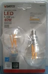 Satco Appliance/fan Led 5.5w A15 Light Bulbs 2 Pk (s21710) Fs. Fixed Price $10.00.