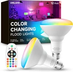 Br30 Color Changing Light Bulb, Led Flood Lights 12w Dimmable, 100w Equivalent,. Fixed Price $24.44.