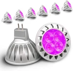 Mr16 Gu5.3 Led Bulbs 5w,20w 35w 50w Halogen Equivalent,12v Low 5w Pink. Fixed Price $44.14.