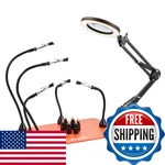 Vevor Magnetic Helping Hands Soldering Station, 2-in-1 Third Hand Tool. Fixed Price $76.97.