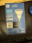 Ge Current Led7dp203w830/35 Led Lamp, Par20, 7 Watts, 3000k, 35 Degrees. Fixed Price $11.72.