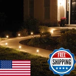 Lumabase Electric Pathway Lights 10 Clear Bulbs. Fixed Price $47.68.