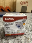 Satco S4187 Eyc 75 Watt Mr16 Gx5.3 Base 12v Lensed Flood Reflector Light Halogn. Fixed Price $11.23.