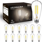 Daybetter 12 Pack Vintage Led Edison Bulbs, E26 Bulb 60w Equivalent, Dimmabl. Fixed Price $36.79.