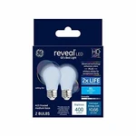 Ge Reveal 60-watt Eq A15 Color-enhancing Dimmable Led Light Bulb (2-pack). Fixed Price $19.77.