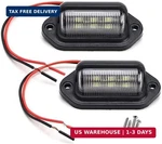 Jedew 2 Pack License Plate Light, 12v 6-smd Led Lamp Taillight For. Fixed Price $9.65.