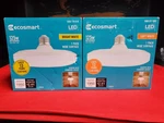 Lot Of 2 Ecosmart 11ufo125wulnd01 125w Equivalent Wide Surface Led Light Bulb. Fixed Price $18.99.