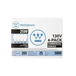 Westinghouse Commercial Service Frosted Bulb 25w 205 Lumens A19 Med Base Box / 1. Fixed Price $82.53.