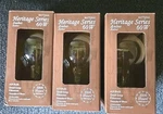 Lot Of Heritage Series Amber A19 Bulbs - Quad Loop- #0772641. Fixed Price $11.99.