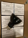 Lot 6 Ge Current Led7dp203w827/35 Led Lamp,par20, 7.0w,2700k,35deg.,e26, Black. Fixed Price $89.00.