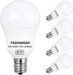 Faguangao E17 Intermediate Base Led G14 Bulbs, 6w 4 Count (pack Of 1), 5000k. Fixed Price $23.00.