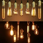 Vintage Led Edison Bulb E27 40w Filament Light Home Deco Lamp 2700k 220v Gl735. Fixed Price $27.16.