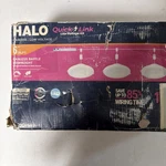 Halo Quicklink Low Voltage, 6 In. Selectable Cct 2700-5000k, 600 L, Canless 4-pk. Fixed Price $68.99.