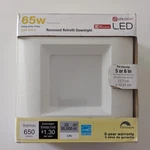Utilitech Led 65w/10.8w 650 Lumens Recessed Retrofit Downlight Sku 2362. Fixed Price $17.00.