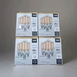 (16) Feit Electric Candelabra Led Light Bulb(s) Clear Glass Warm White 2100k. Fixed Price $42.23.