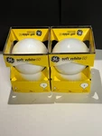 Lot Of 2 Ge Soft White 60w Decorative G40 Globe Bulbs Vintage Incan. Nos Nib. Fixed Price $24.95.