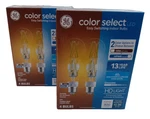 4-pack Ge Color Select Led Dimmable Light Bulbs 60w, A19, Soft White/daylight. Fixed Price $29.99.