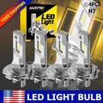 4x H7 Led Combo Headlight Bulb High Low Beam Kit 6500k Super Bright White Auxito. Fixed Price $37.99.