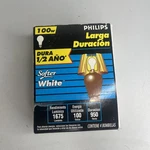 Philips Long Life 100w Softer White Light Bulbs 4pack New. Fixed Price $22.77.