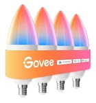 Govee E12 4 Pack Led Smart Bulbs H600b Wifi Candelabra Alexa/google/matter Rgbww. Fixed Price $35.00.
