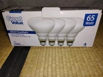 Great Value Light 3-bulb 65w Br30 Flood Track&recessed, Indoor/outdoor. Fixed Price $7.99.