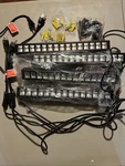 Pizhlo 4 Pack 30w Black Light Bar 30 Leds Flood With Switch And Mounts. Fixed Price $24.95.