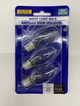 Clear Night Light Replacement Bulbs 7 Watts C7 Sunbeam 3 Lightbulbs Only. Fixed Price $16.99.