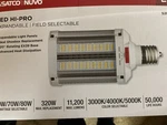 Satco S28932r1 80w Led Shoebox Retrofit 60w/70w/80w, 3cct, 11200lm, Ex39, 120-27. Fixed Price $123.99.