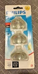 Philips Indoor Flood, Mr16, 50w, Gu5.3 Base, 12 Volt, 400 Lumens, 3-pack. Fixed Price $14.00.