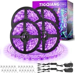 Black Light Strip, 79ft/24m Flexible Led With 79ft/24m, Purple. Fixed Price $55.44.