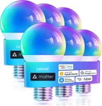 Matter Smart Light Bulb, Wifi Bulbs, Work With Apple Home, Siri, Alexa, Go. Fixed Price $61.99.