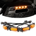 4pcs Led Grill Lights For Trucks, Amber With Wire Harness, Front G.... Fixed Price $24.62.