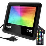 Remon 100w Rgb Led Flood Lights, Color Changing Floodlight With Remote Contro.... Fixed Price $127.68.